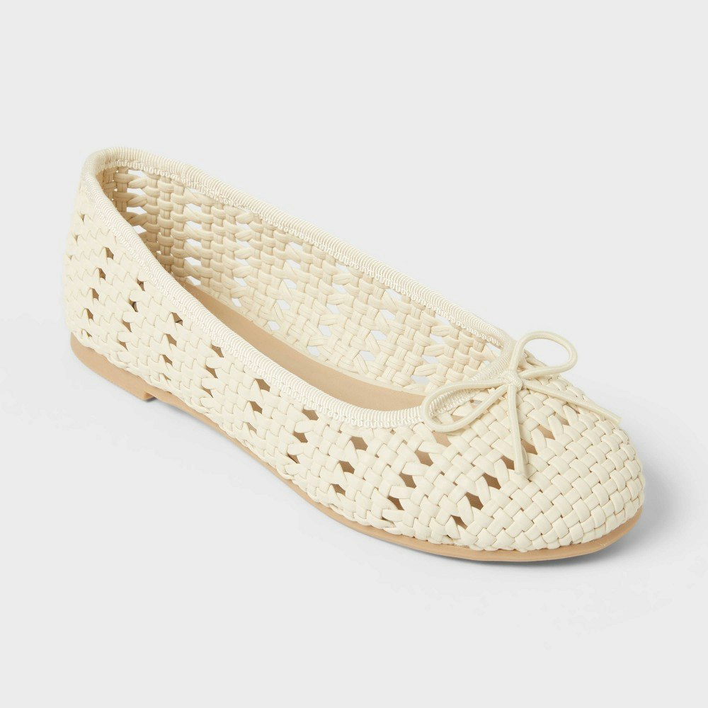 Cat & Jack Kids' Doris Woven Ballet Flats: $25 Cat & Jack Kids' Doris Woven Ballet Flats: $25