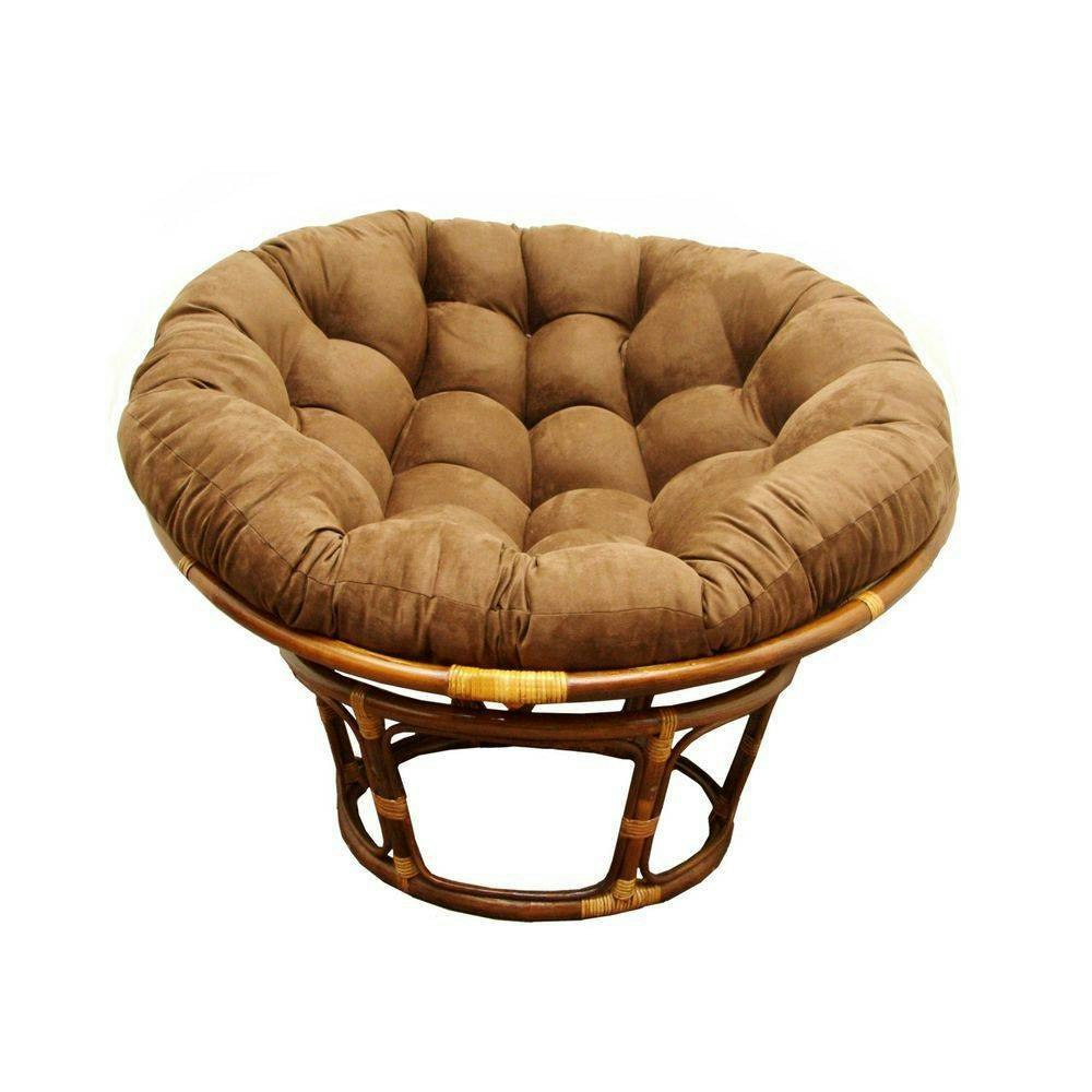 International Caravan 42-Inch Rattan Papasan Chair with Cushion: $260.99