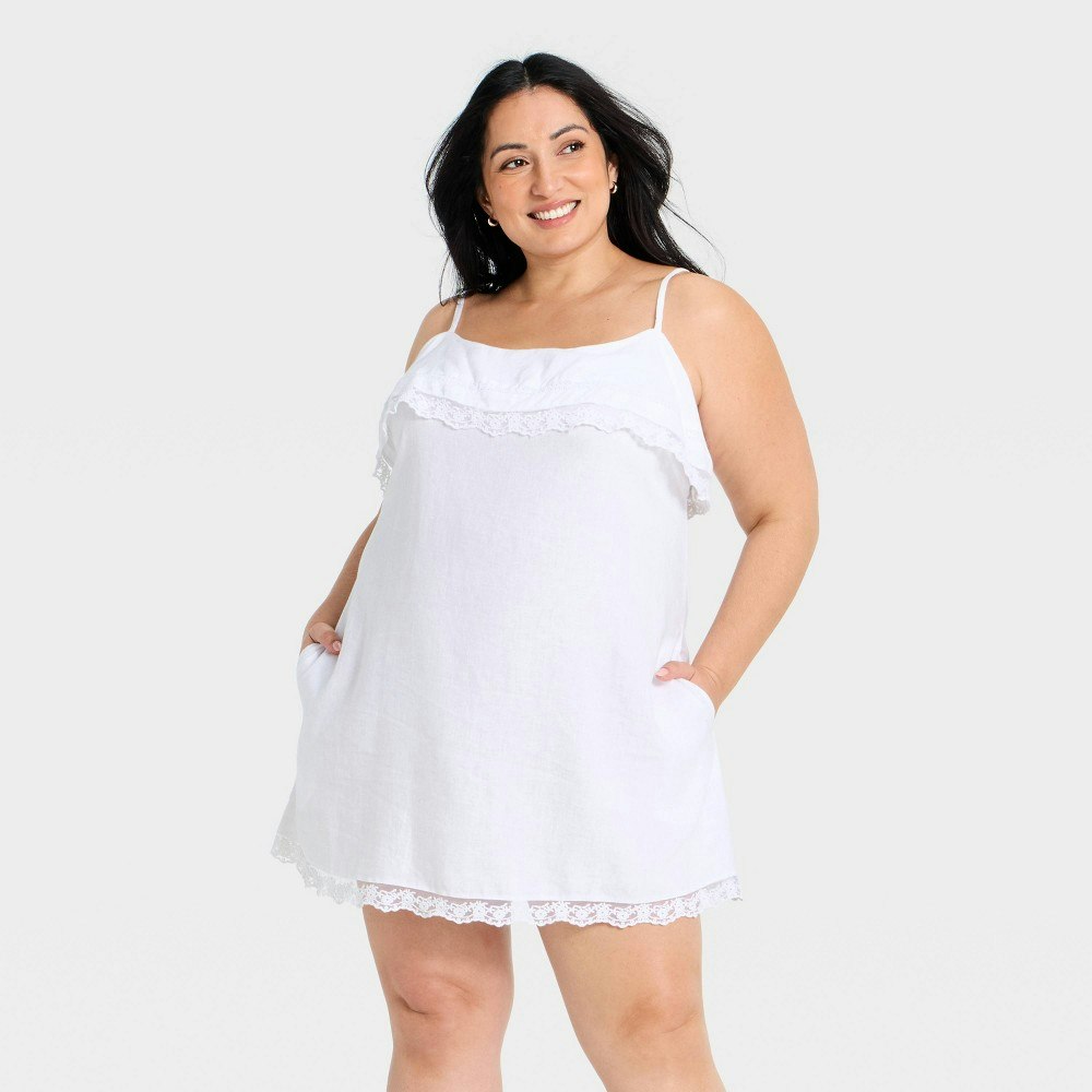 Women's Sleeveless Western Mini Sundress 3X: $17.50 Women's Sleeveless Western Mini Sundress 3X: $17.50