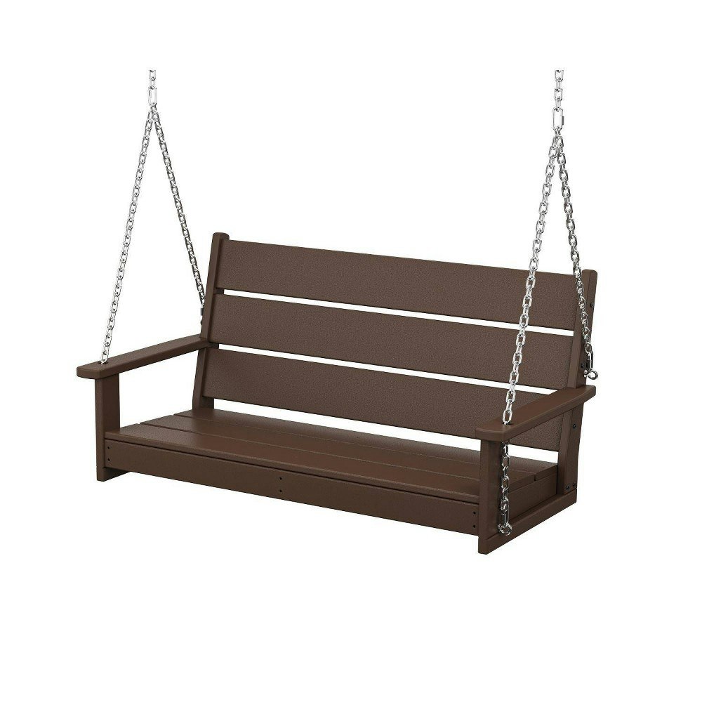 Polywood Lakeside Outdoor Patio Swing Bench: $589.99 Polywood Lakeside Outdoor Patio Swing Bench: $589.99