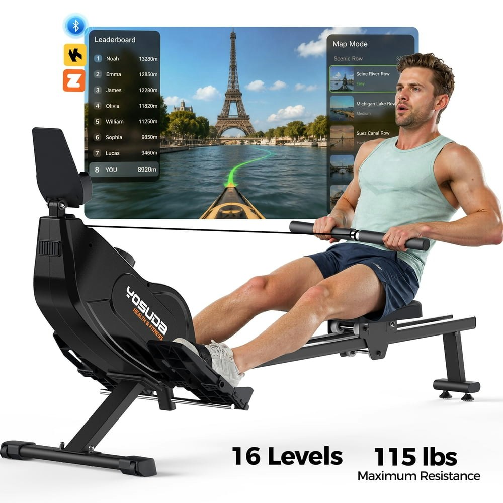Yosuda Magnetic Rowing Machine: $158.98 Yosuda Magnetic Rowing Machine: $158.98