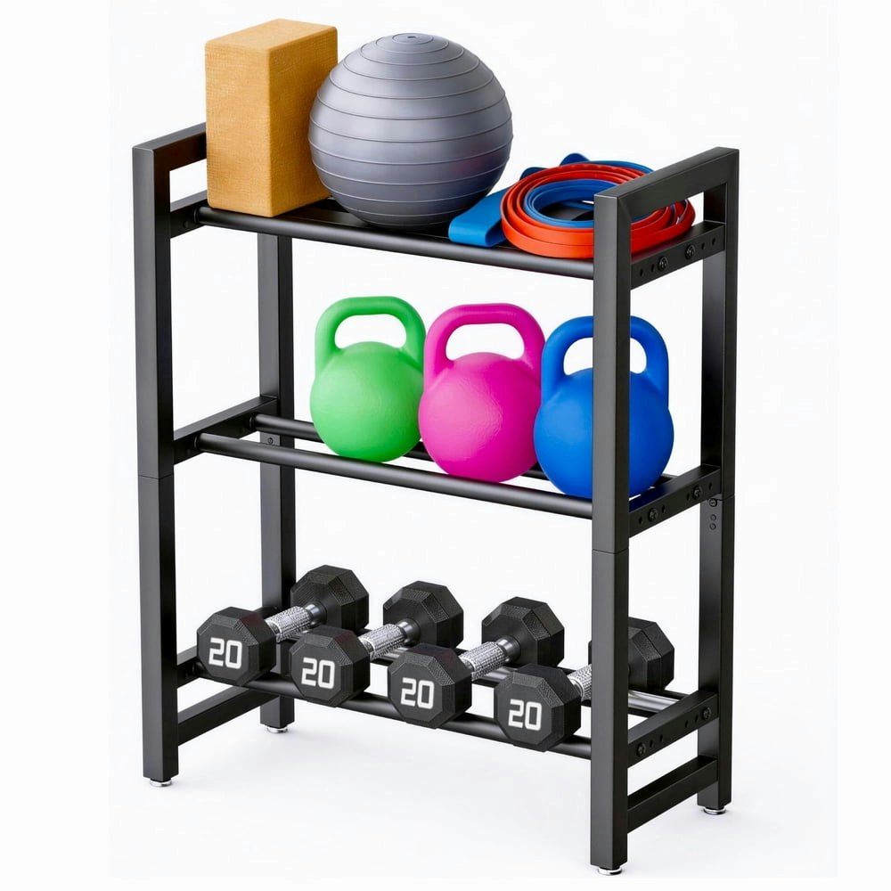 Blacksmith 3-Tier Adjustable Dumbbell Rack: $31.99 Blacksmith 3-Tier Adjustable Dumbbell Rack: $31.99