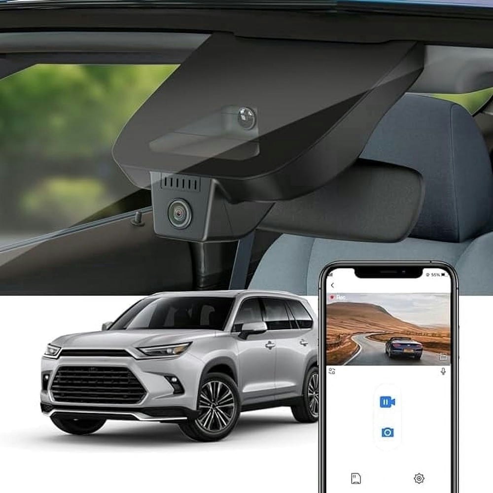Fitcamx 4K Dash Cam for Toyota Grand Highlander 64GB: $170.10