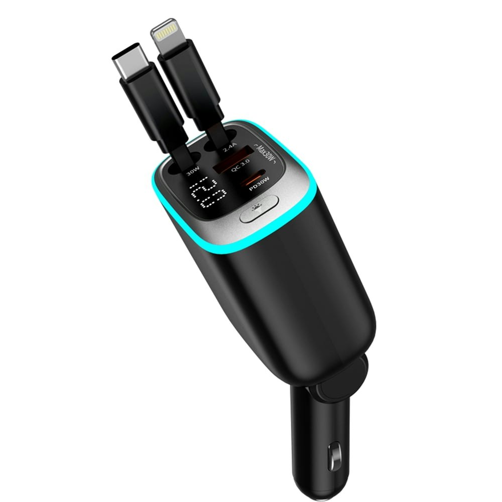 KT1 85W Retractable Car Charger: $15.99