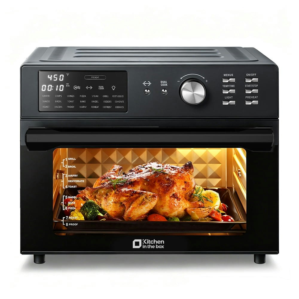Kitchen in the Box 32-Quart Digital Air Fryer Toaster Oven Combo: $149.99 Kitchen in the Box 32-Quart Digital Air Fryer Toaster Oven Combo: $149.99