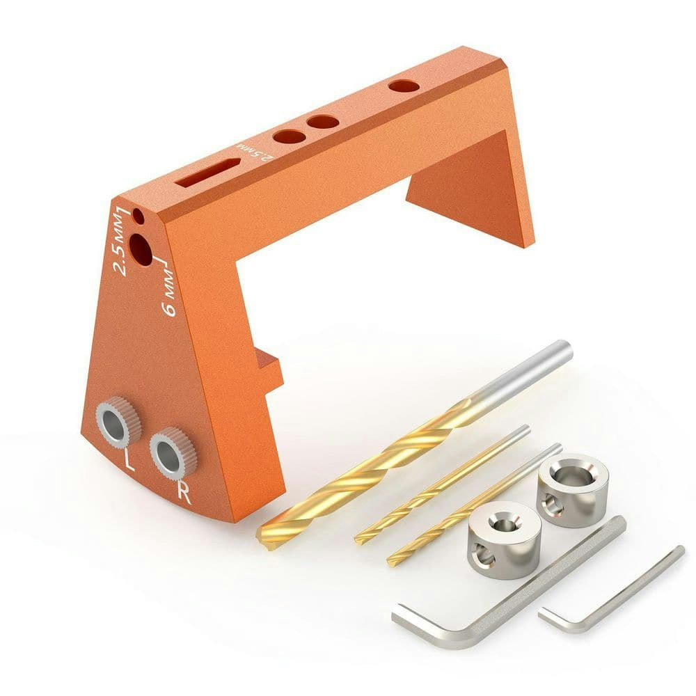 Aluminum Drill Angle Guide with Steel Inserts for Blum Drawer Slides: $117.99