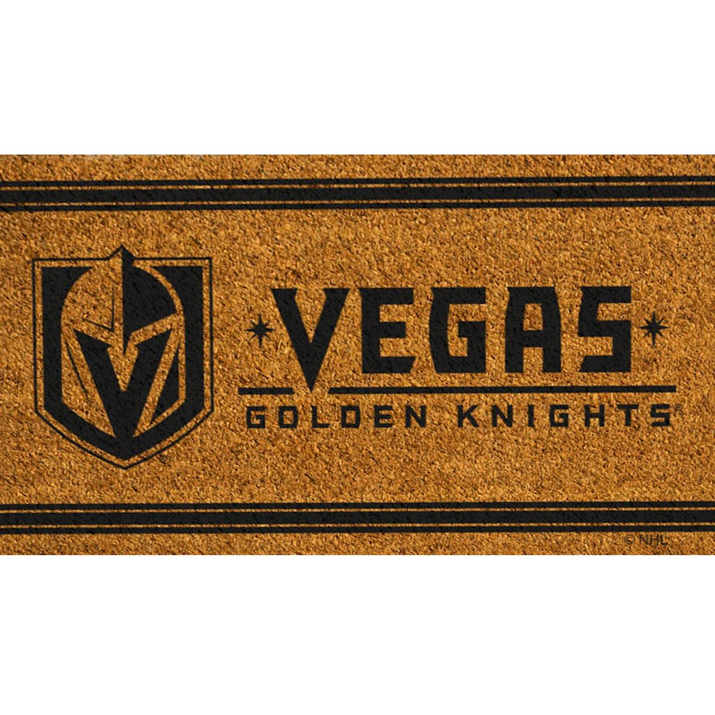 Vegas Golden Knights 16" x 28" Coir Logo Doormat: $31.99 Vegas Golden Knights 16" x 28" Coir Logo Doormat: $31.99