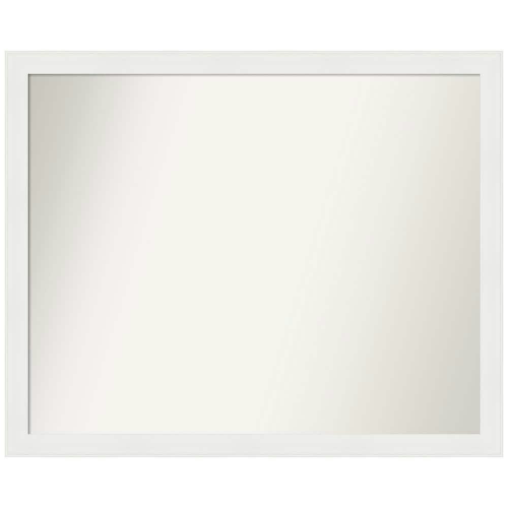 43.5\" x 35.5\" Recycled Polystyrene Framed Bathroom Vanity Mirror: $392.99
