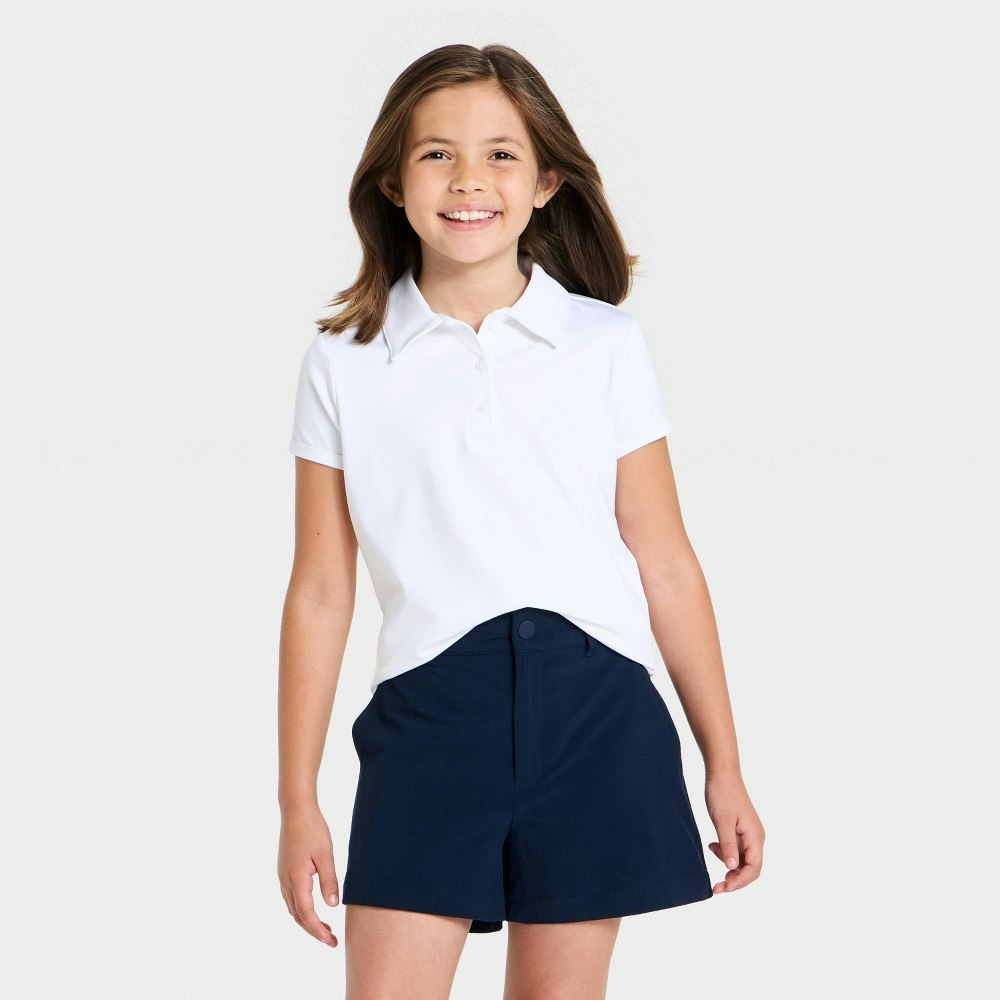 Girls' Short Sleeve Performance Uniform Polo Shirt: $15 Girls' Short Sleeve Performance Uniform Polo Shirt: $15