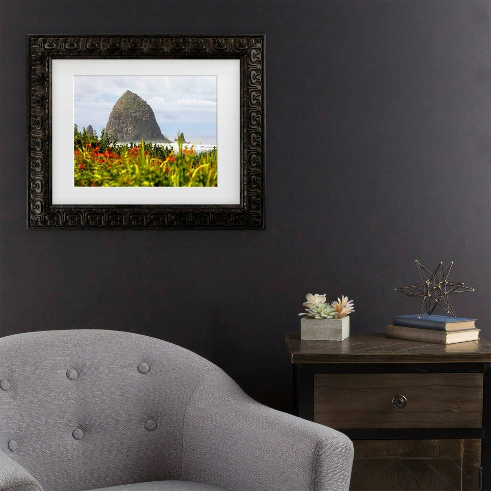 Mich Catanzaro Haystack Rock 16"x20" Matted Framed Art: $49.99 Mich Catanzaro Haystack Rock 16"x20" Matted Framed Art: $49.99