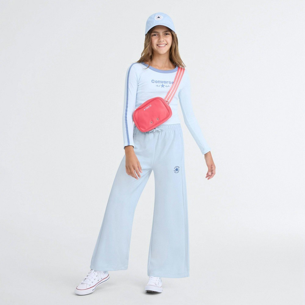 Converse Girls' High-Rise Pintuck Wide Leg Pants: $25 Converse Girls' High-Rise Pintuck Wide Leg Pants: $25