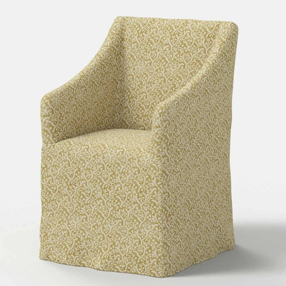 Threshold Traditional Sloped Arm Slipcover Dining Chair: $600 Threshold Traditional Sloped Arm Slipcover Dining Chair: $600