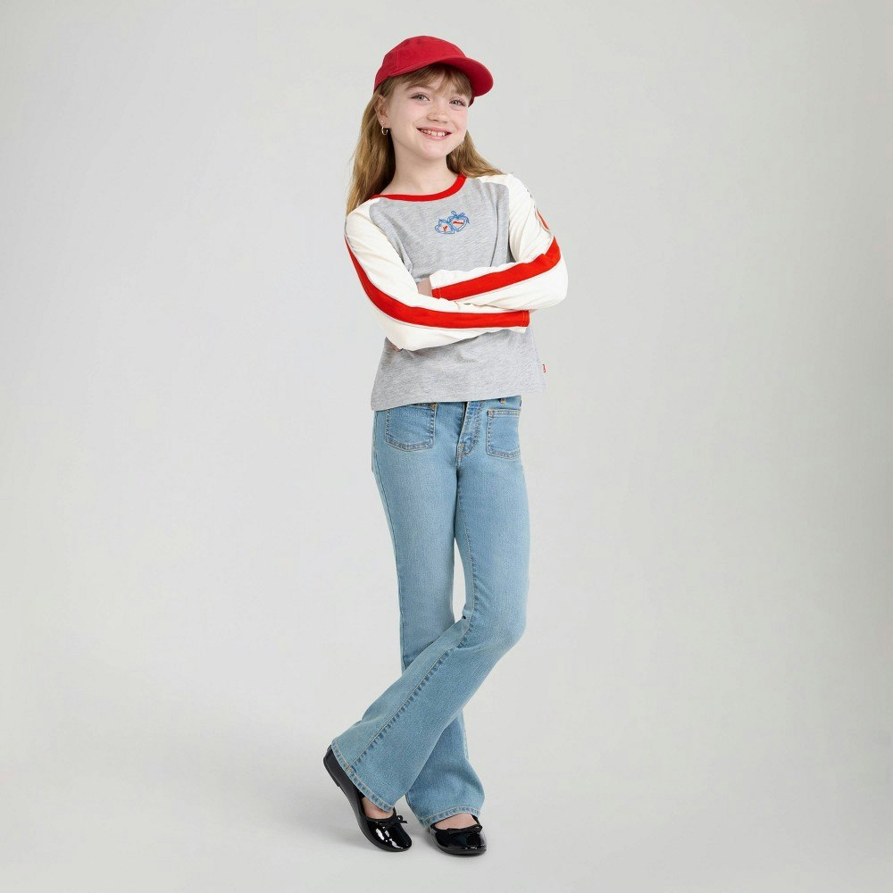 Levi's Girls' Long Sleeve Baseball Top: $20 Levi's Girls' Long Sleeve Baseball Top: $20