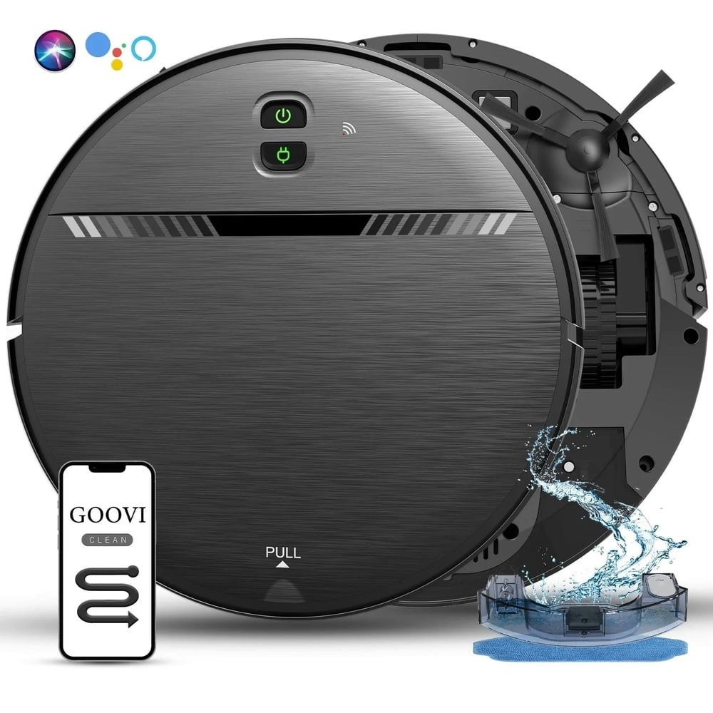 Goovi Robot Vacuum and Mop Combo: $88.99 Goovi Robot Vacuum and Mop Combo: $88.99