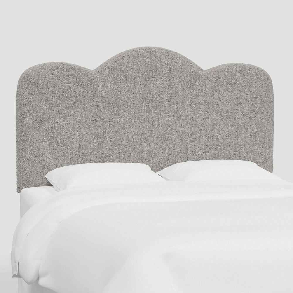 Threshold Lizzie Upholstered Scallop California King Headboard: $740 Threshold Lizzie Upholstered Scallop California King Headboard: $740