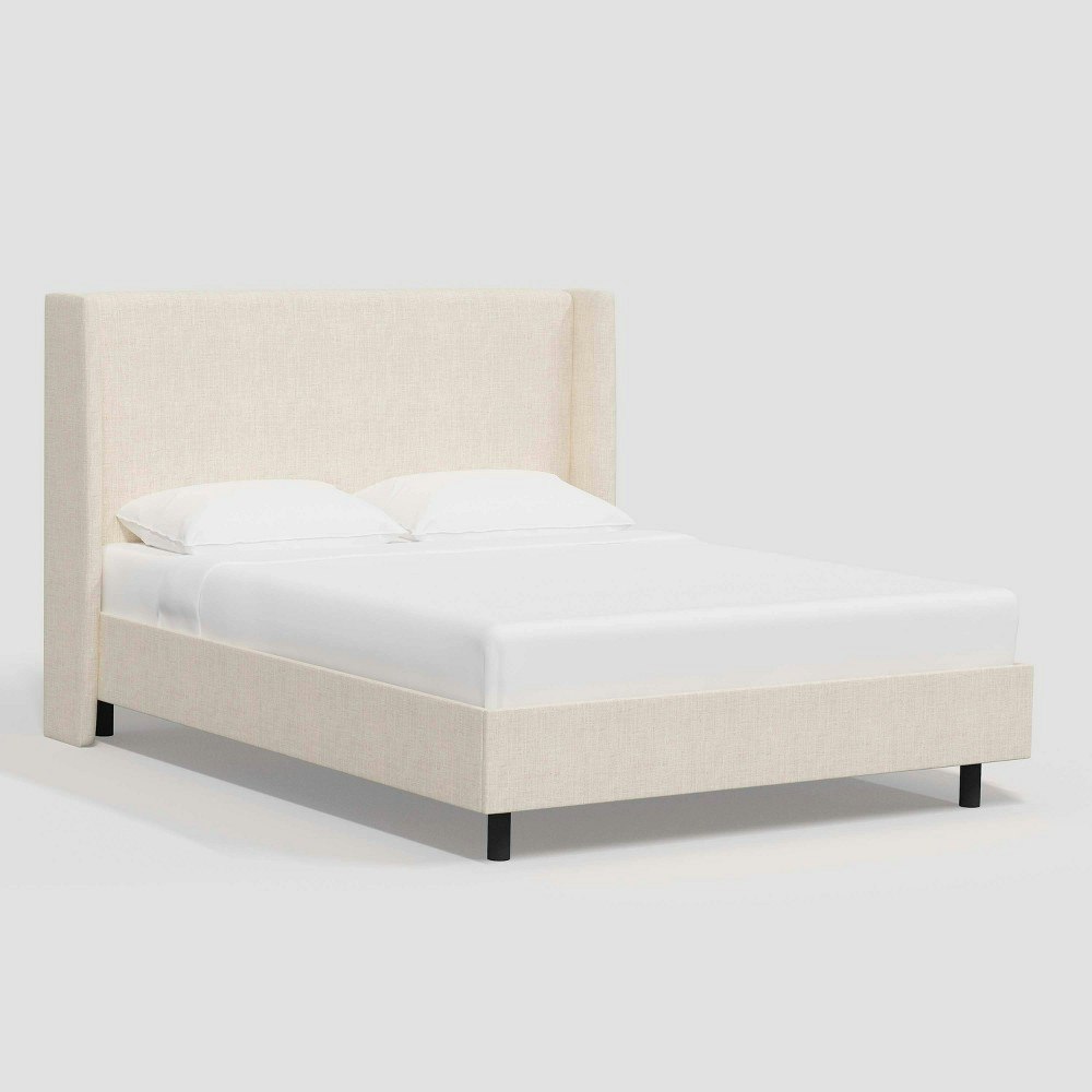 Threshold Antwerp Twin Size Upholstered Wingback Platform Bed: $1,310 Threshold Antwerp Twin Size Upholstered Wingback Platform Bed: $1,310