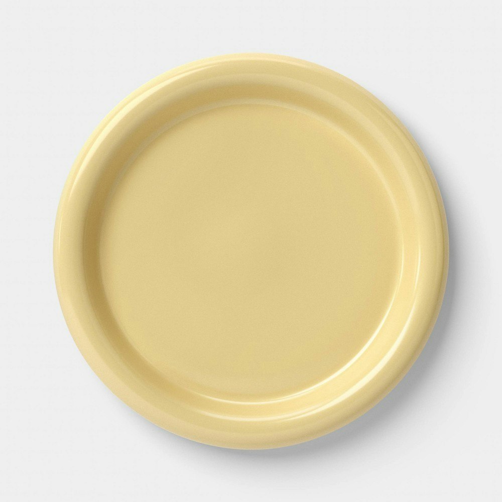 Room Essentials 10.5-inch Stoneware Round Rim Dinner Plate: $6 Room Essentials 10.5-inch Stoneware Round Rim Dinner Plate: $6