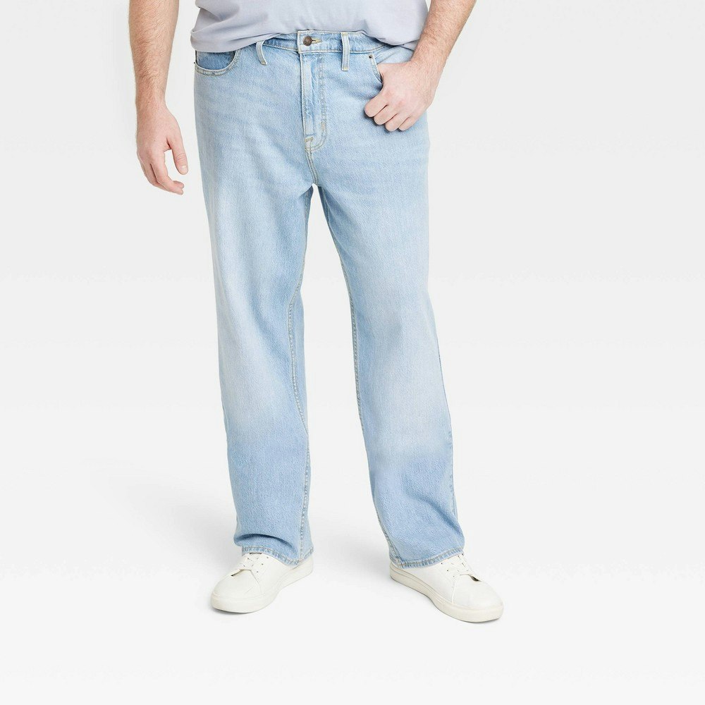 Goodfellow & Co Men's Big & Tall Straight Fit Jeans 48x36: $28 Goodfellow & Co Men's Big & Tall Straight Fit Jeans 48x36: $28