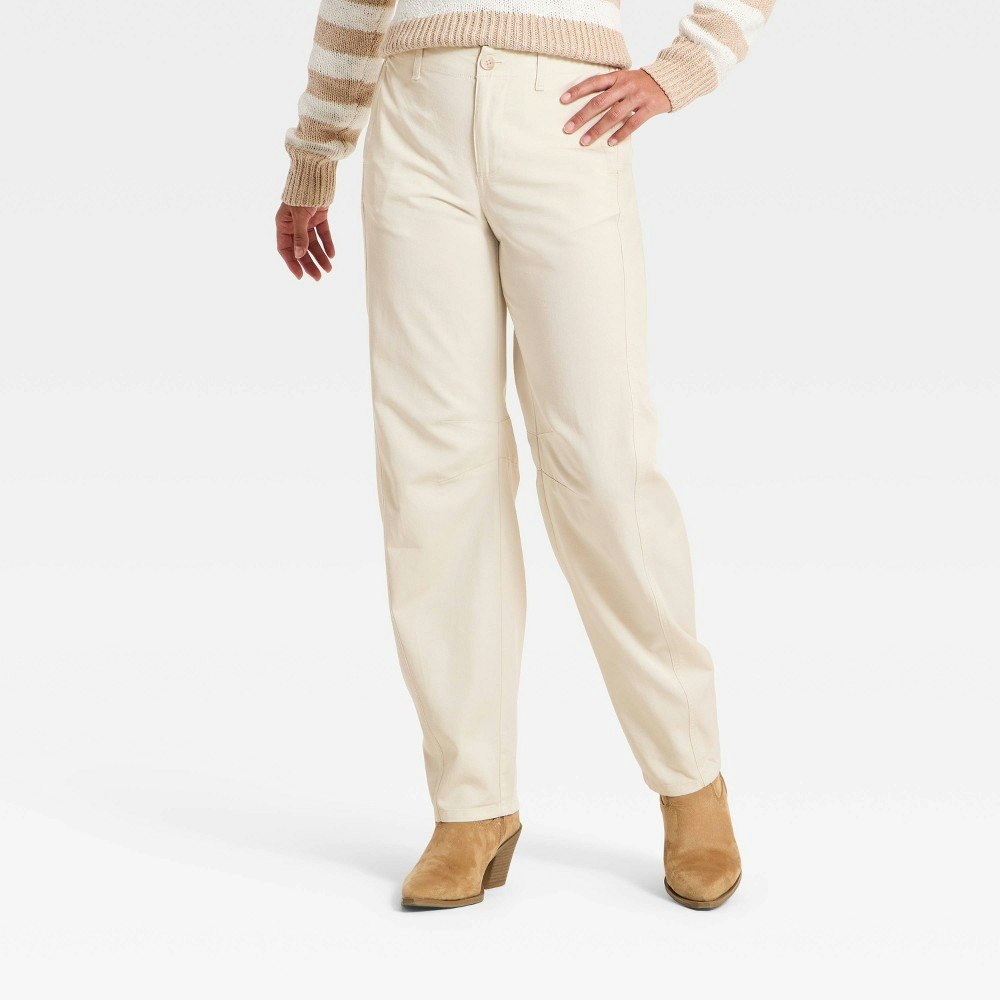 Universal Thread Women's Low-Rise Barrel Leg Cargo Pants: $35 Universal Thread Women's Low-Rise Barrel Leg Cargo Pants: $35