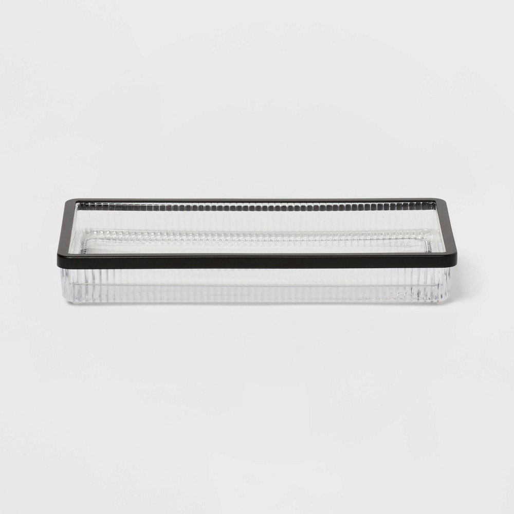 Threshold Ribbed Glass Vanity Organizer: $13