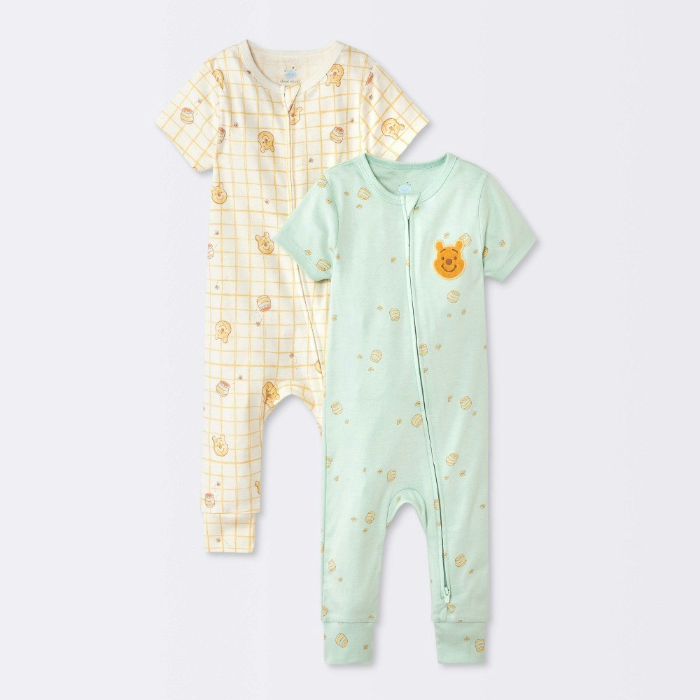 Cloud Island Winnie the Pooh Baby Short Sleeve Romper 2-Pack: $17 Cloud Island Winnie the Pooh Baby Short Sleeve Romper 2-Pack: $17