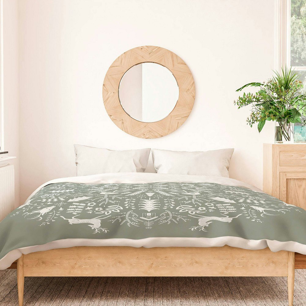 Deny Designs Winter Forest Polyester Duvet Cover Set: $212.99 Deny Designs Winter Forest Polyester Duvet Cover Set: $212.99