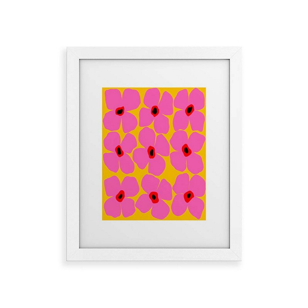 Deny Designs 8"x10" Maritza Lisa Abstract Pink Flowers Framed Art Print: $59.99 Deny Designs 8"x10" Maritza Lisa Abstract Pink Flowers Framed Art Print: $59.99