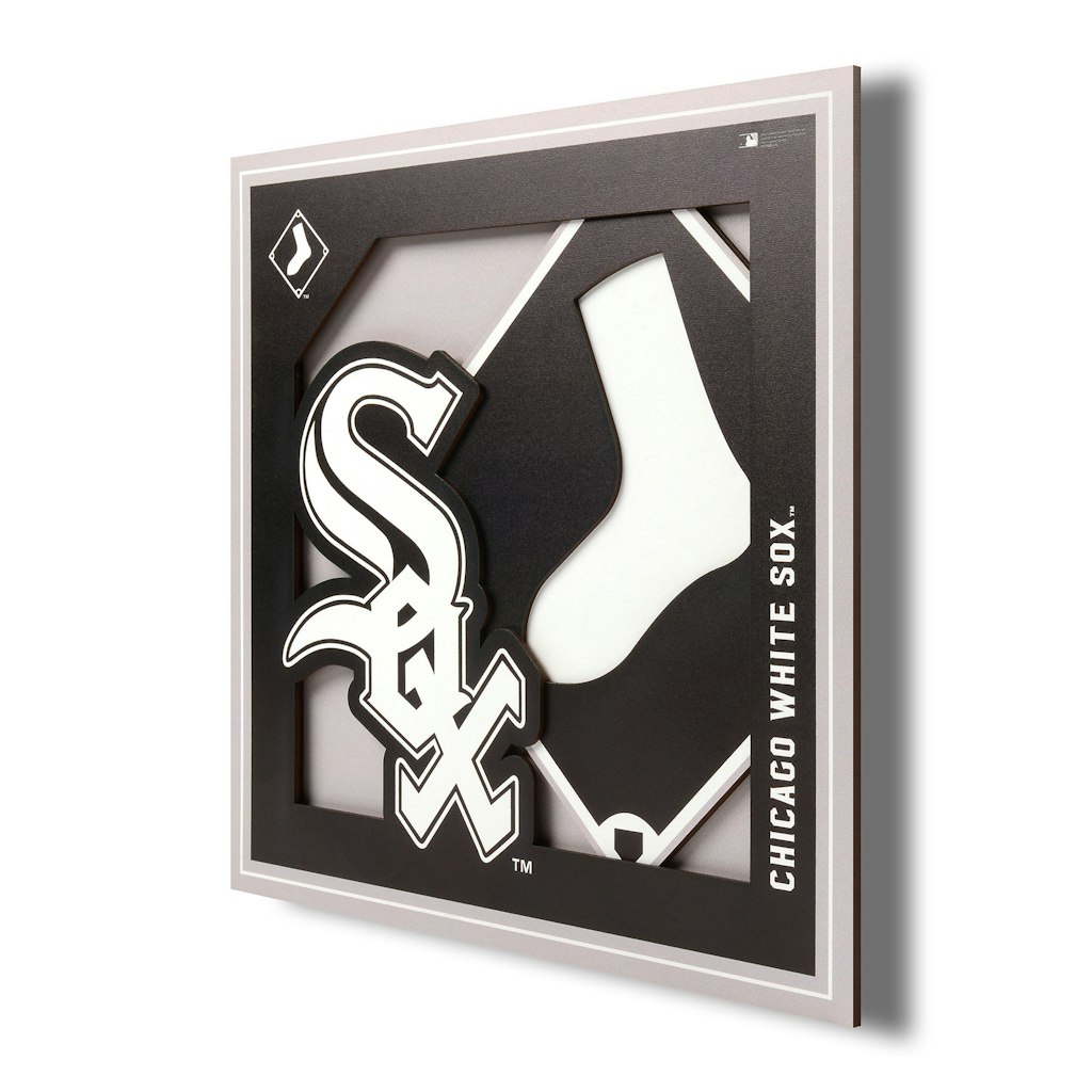 Chicago White Sox 12" x 12" 3D Logo Wall Art: $34.99 Chicago White Sox 12" x 12" 3D Logo Wall Art: $34.99