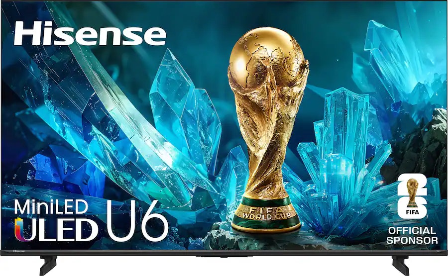 Hisense U6 Series 55U6SF 55" 4K HDR QLED UHD Smart Fire TV: $430 Hisense U6 Series 55U6SF 55" 4K HDR QLED UHD Smart Fire TV: $430