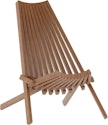 Emma + Oliver Acacia Wood Low Profile Lounge Folding Chair for $79 + free shipping