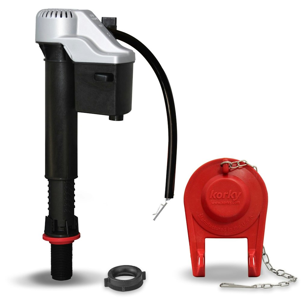 Korky Quietfill Platinum Universal Toilet Fill Valve & Flapper Kit: $10
