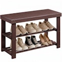 Amada 3-Tier Bamboo Shoe Rack Bench for $20 w/ Prime + free shipping