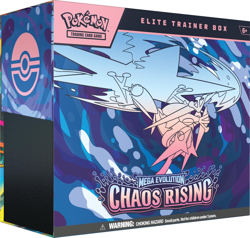 Pokemon TCG Mega Evolution Chaos Rising Elite Trainer Box: $80