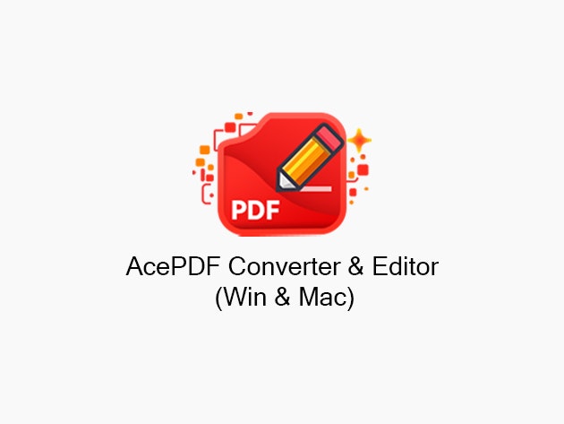 AcePDF Converter & Editor: Lifetime License: $24