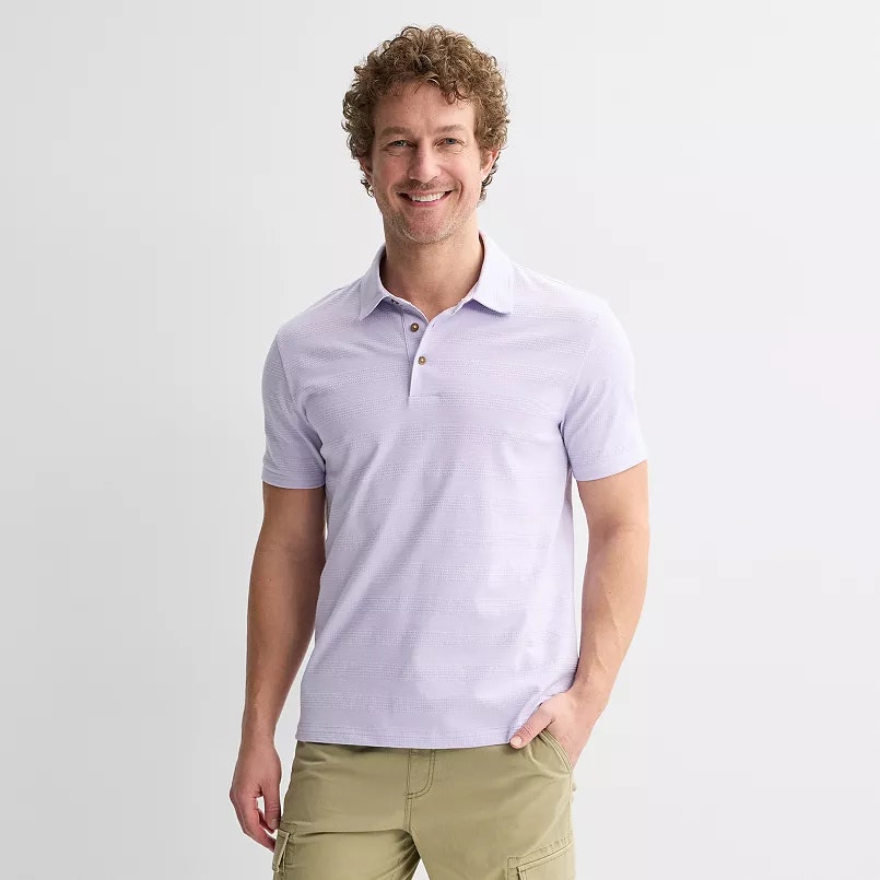 Sonoma Goods for Life Men's Textured Polo: $4.49 Sonoma Goods for Life Men's Textured Polo: $4.49