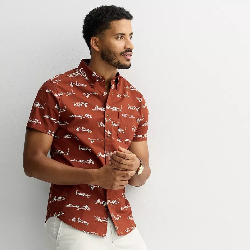 Sonoma Goods For Life Men's Short Sleeve Button-Down Shirt: $6.29 Sonoma Goods For Life Men's Short Sleeve Button-Down Shirt: $6.29