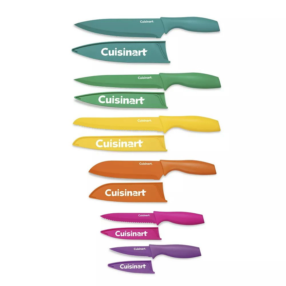 Cuisinart Advantage 12-pc. Ceramic-Coated Cutlery Set: $18
