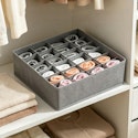 Foldable Sock Organizer for $1 + free shipping w/ $25