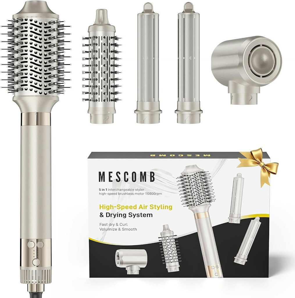 Mescomb 5-in-1 Hot Air Styler and Hair Dryer Brush: $49.99 Mescomb 5-in-1 Hot Air Styler and Hair Dryer Brush: $49.99
