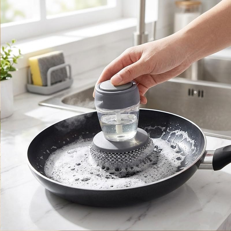 Soap Dispensing Kitchen Scrub Brush: $1.37 Soap Dispensing Kitchen Scrub Brush: $1.37