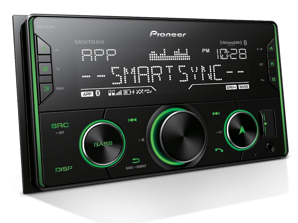 Pioneer Double Din Digital Media Receiver: $108