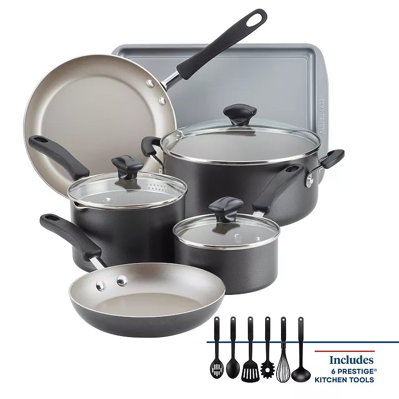 Farberware Cookstart DiamondMax Nonstick 15-pc. Cookware Set: $66