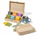 Thoughtfully Wooden Tea Box Gift Set for $30 + free shipping
