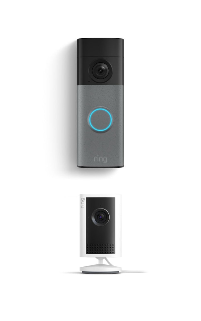 Ring Battery Doorbell & Indoor Cam Plus Bundle: $70