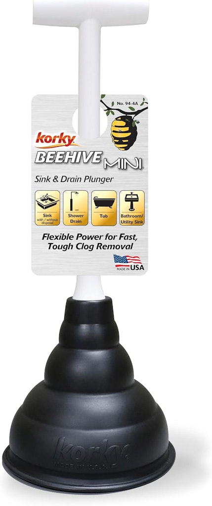 Korky Beehive Mini Sink & Drain Plunger: $5.99