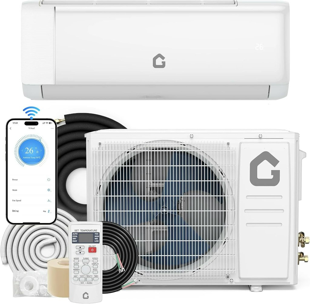 Garvee 9,000 BTU 230V Mini Split AC/Heating System: $399.99