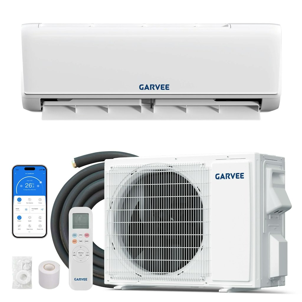 Garvee 18,000-BTU WiFi Smart Control Mini Split AC & Heat Pump : $569.99