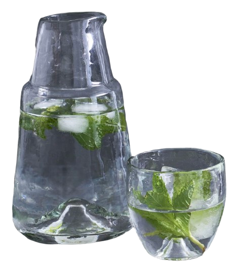 The Collective Home Pebbled Bedside Carafe Set: $33