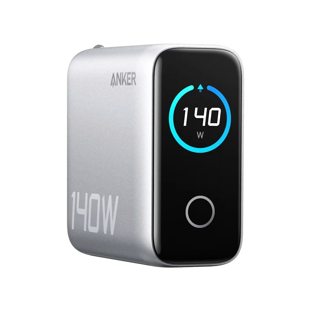 Anker 140W 4-Port USB Wall Charger w/ Built-In Screen: $56