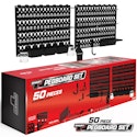 Smart T 50-Piece Pegboard Set for $28, 30-Piece Rail Set for $26 + free shipping w/ $35